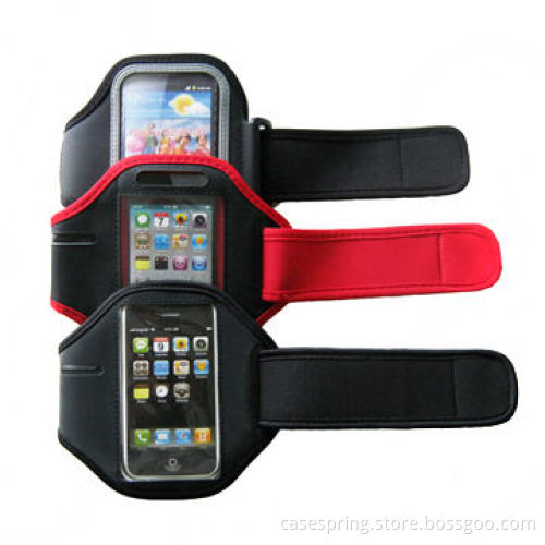 Sports Armband for iPhone, Made of Neoprene and Nylon, Various Colors are Available
